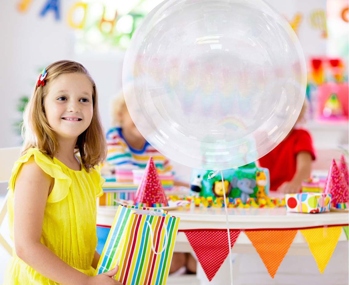 Aqua - crystal balloon, solid colour, 30"