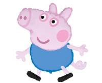 Foil balloon 24" FX - George Pig,  unpacked (flat)