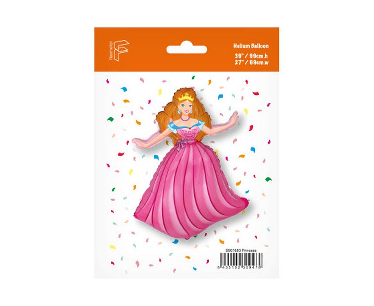 Foil Balloon 24" FX - "Princess", packed