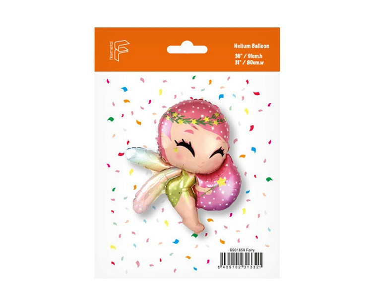 Foil balloon FX 24" - Fairy, packed EOL