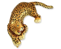 Foil balloon FX 24" - Savage Leopard, packed