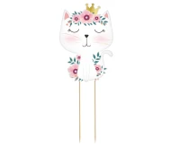 Cake topper Cat, 26x10cm