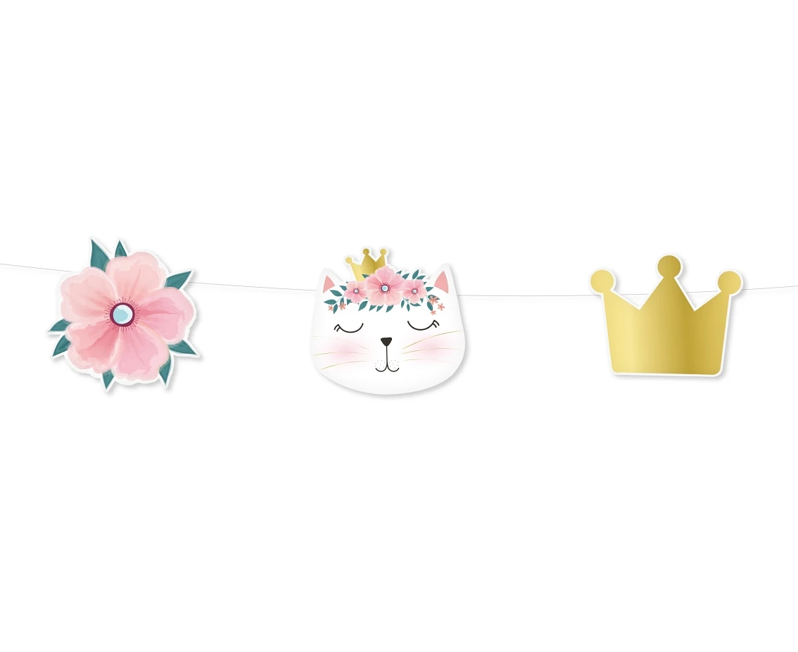 Paper garland Cat, 300cm