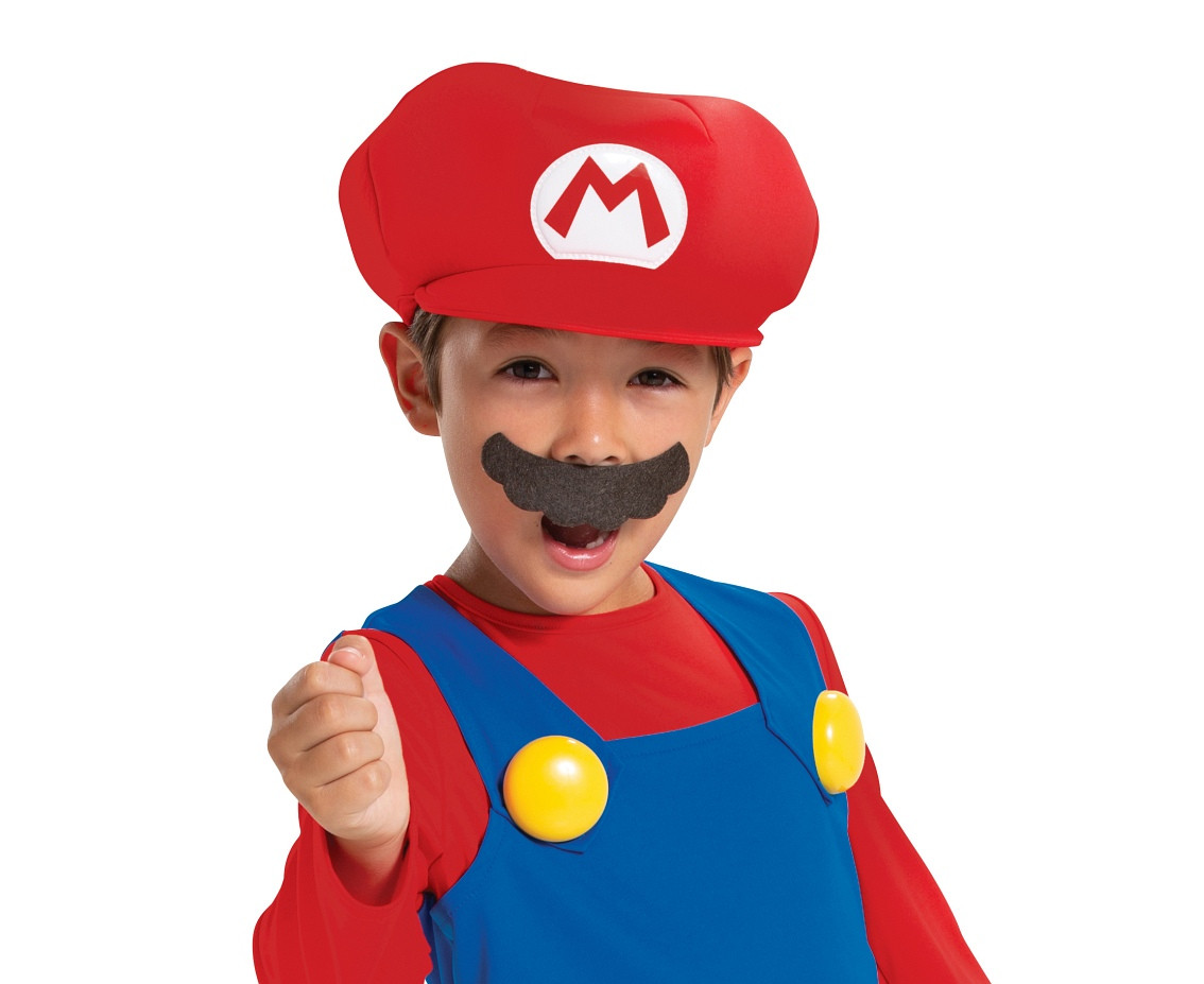 Super Mario Fancy role-play costume Nintendo (licensed), size S (4-6 yrs)