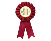 Ribbon award "Już 50-tka?", burgundy