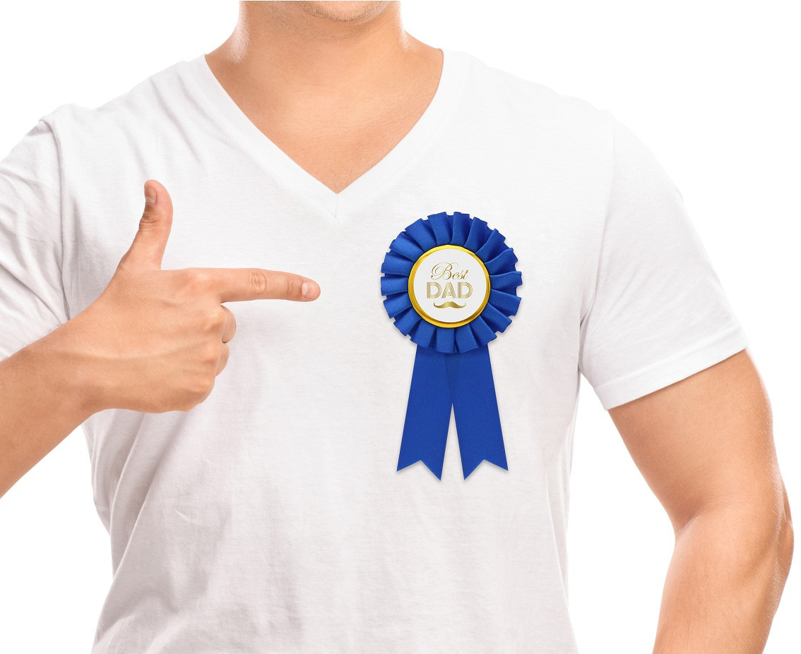 Ribbon award "Best Dad"