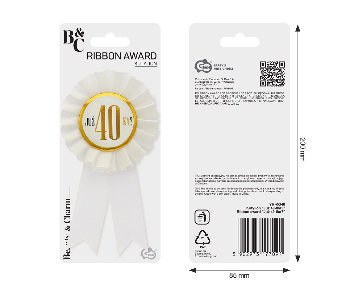Ribbon award "Już 40-tka?"