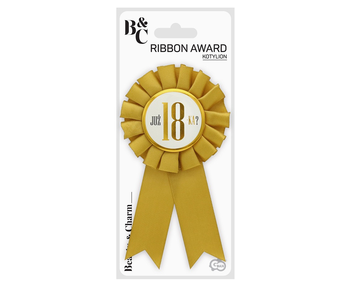 Ribbon award  "Już 18-tka"