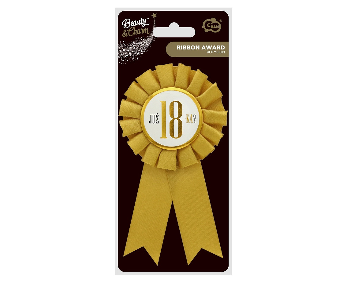 Ribbon award  "Już 18-tka"