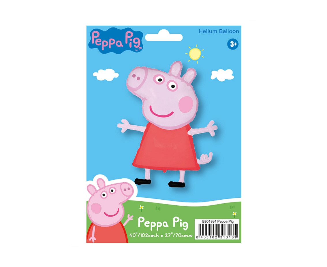 Foil balloon 24" FX - Peppa Pig, packed EOL