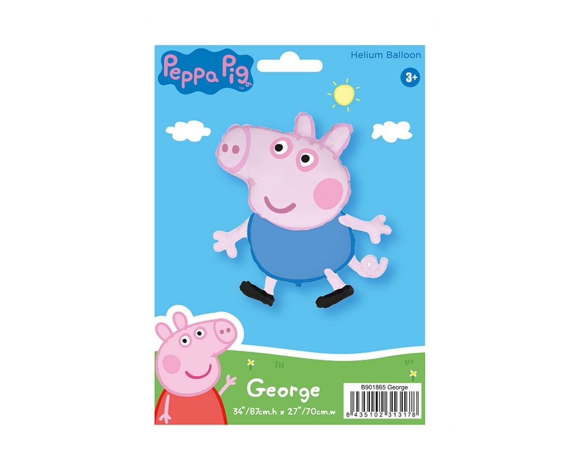Foil balloon 24" FX - George Pig (paper packaging) EOL