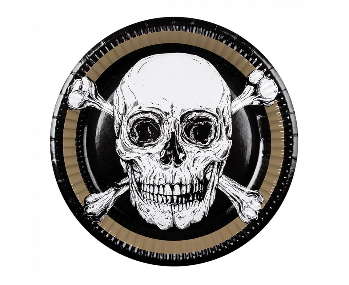 Paper plates "Pirates"  23 cm, 10 pcs.