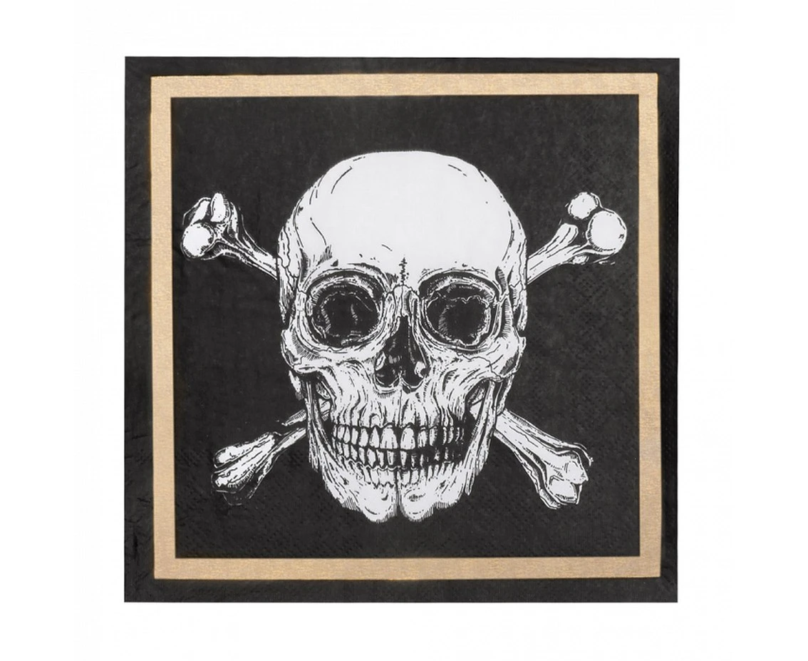 Paper napkins "Pirates" 33x33cm, 20 pcs.