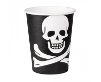 Paper cups "Pirates Classic" 210 ml, 10 pcs.