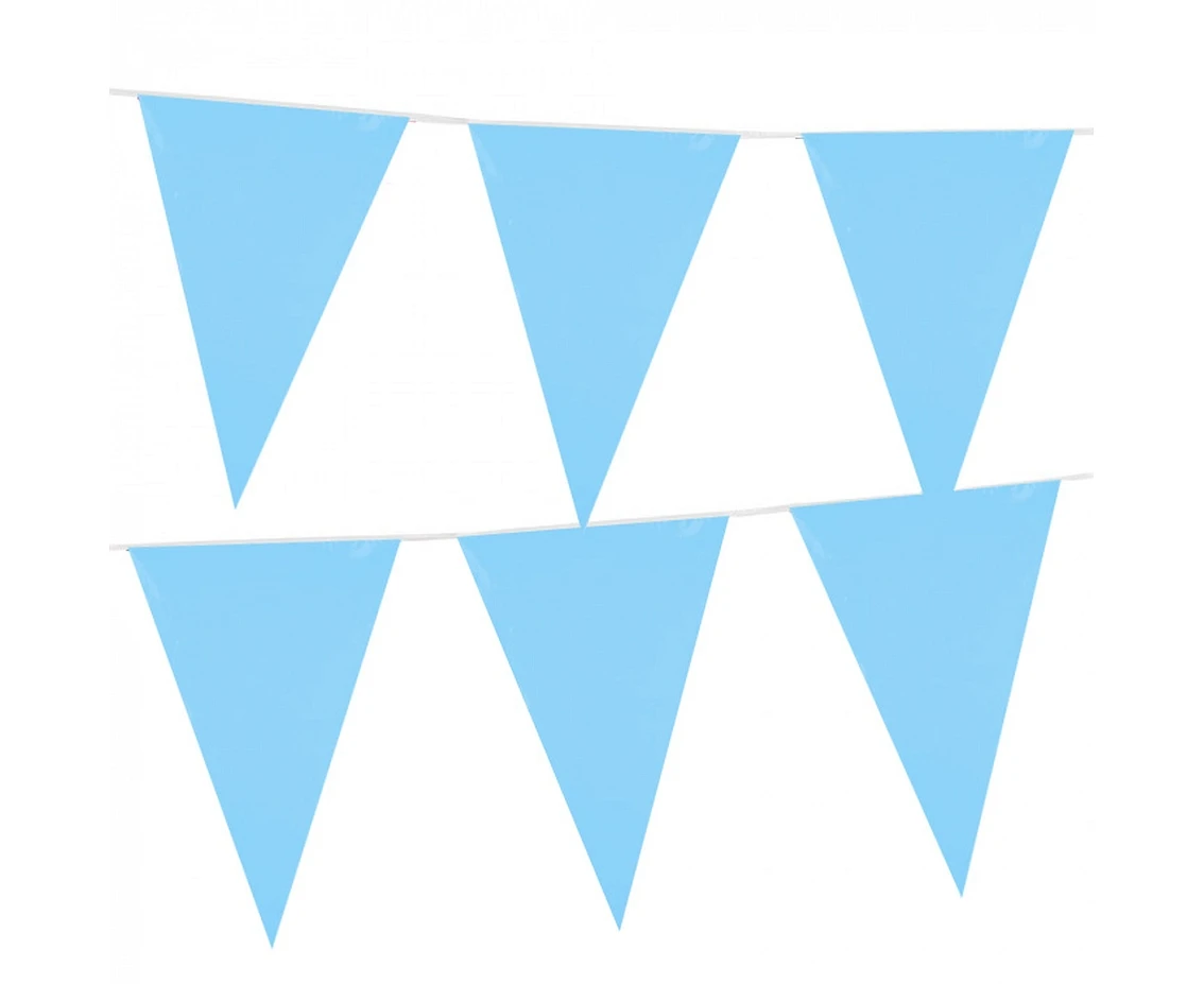Flag garland, Baby Blue  (30x20 cm), 10 m
