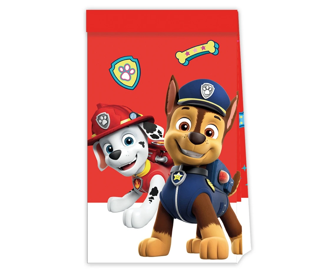 Gift bags Paw Patrol Ready For Action, 4 pcs EOL