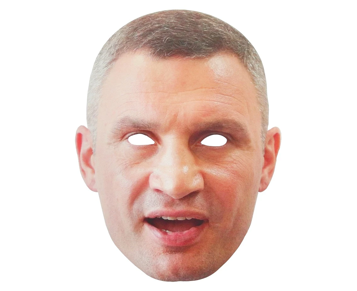 Paper mask "Witalij Kliczko"