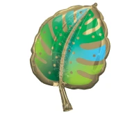 Foil balloon SHP Palm Frond, 55 x 76 cm, packed EOL