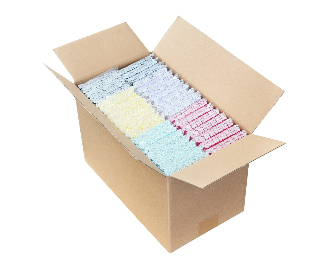 Paper straws, mix , 6x197mm, 40 pcs. - display (35 psc) EOL