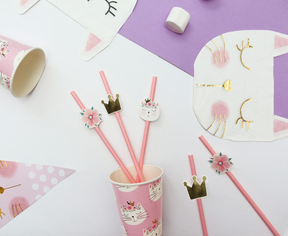 Paper cups Cat collection, 250 ml, 6 pcs
