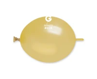 Balloons Gemar 6", for garlands metallic metallic gold dorato, 100pcs
