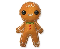 Foil balloon 24" FX - Gingerbread man,  unpacked (flat)