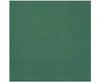 PAW Paper napkins PAW, solid Holly Green, 33x33cm / 20pcs.