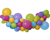 Balloons Gemar, diy garland colorful + tape, 65pcs