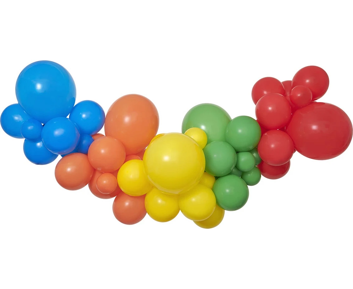 DIY balloon garland Rainbow, 65 balloons + tape