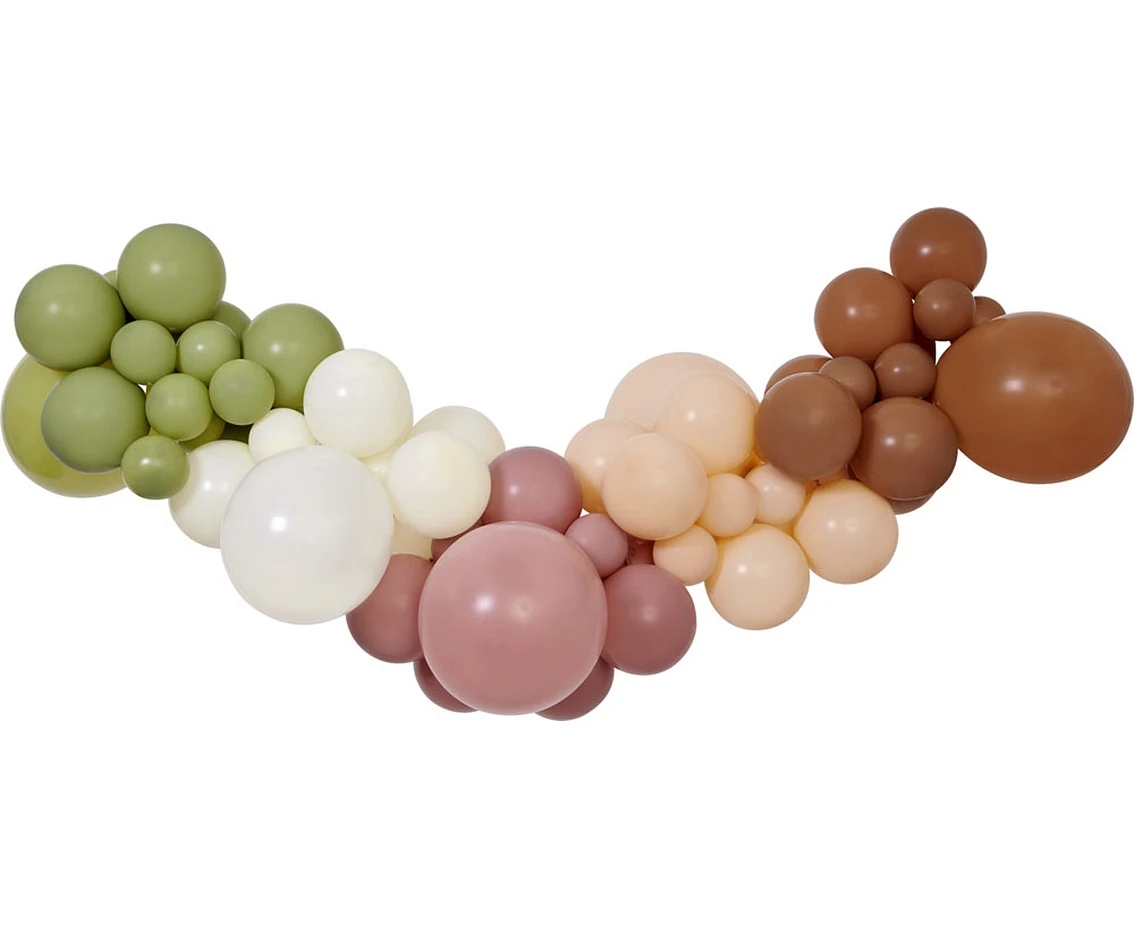 Balloons Gemar, diy garland boho + tape, 65pcs