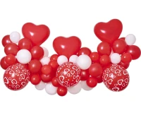 Balloons Gemar, diy garland love + tape, 65pcs