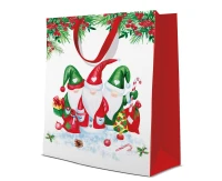 PAW Gift bag Christmas Gnomes 30x41x12 cm