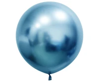 Balloons B&C 24", platinum light blue, 1pc