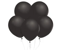 Balloons B&C 12", metallic black, 50pcs