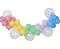 Balloons Gemar, diy garland macaron, 65pcs