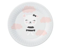 Paper plates Lovely Friends, 18 cm, 6 pcs EOL