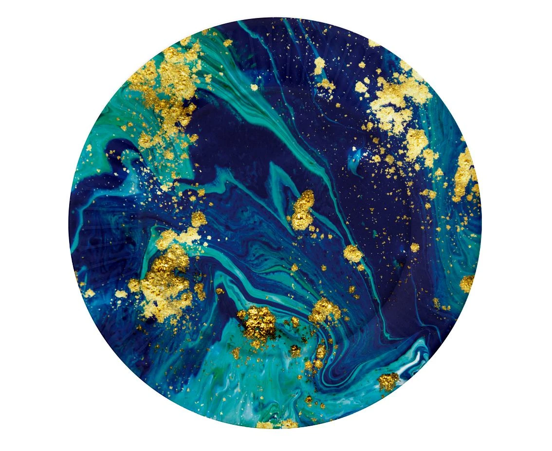 Paper plates Midnight Blue, 18 cm, 6 pcs