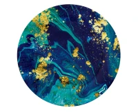 Paper plates Midnight Blue, 18 cm, 6 pcs