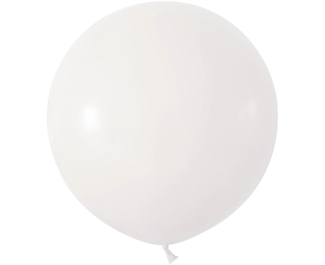 Balloons B&C 24", pastel white, 2pcs