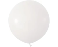 Balloons B&C 24", pastel white, 2pcs