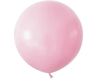 Balloons B&C 24", macaron light pink, 2pcs
