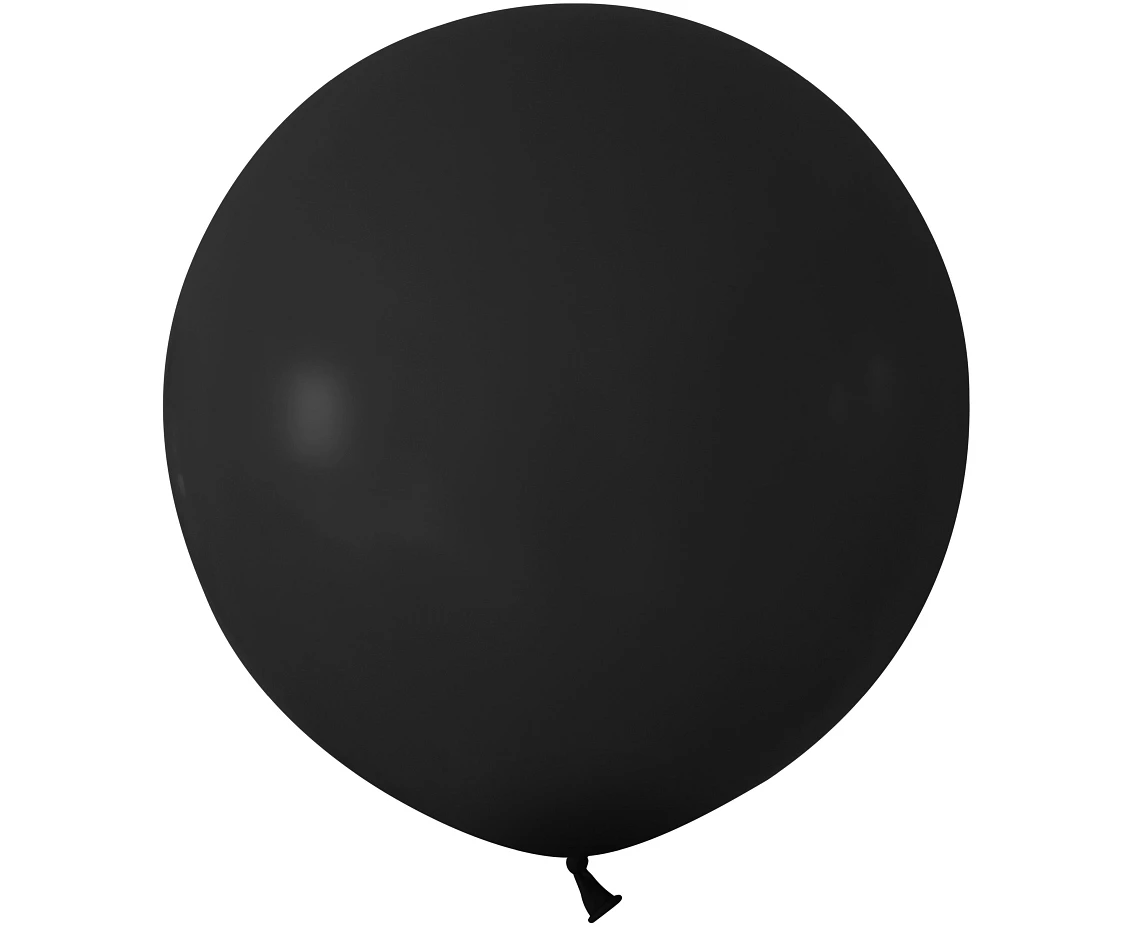 Balloons B&C 24", pastel black, 2pcs