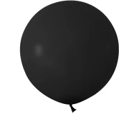 Balloons B&C 24", pastel black, 2pcs