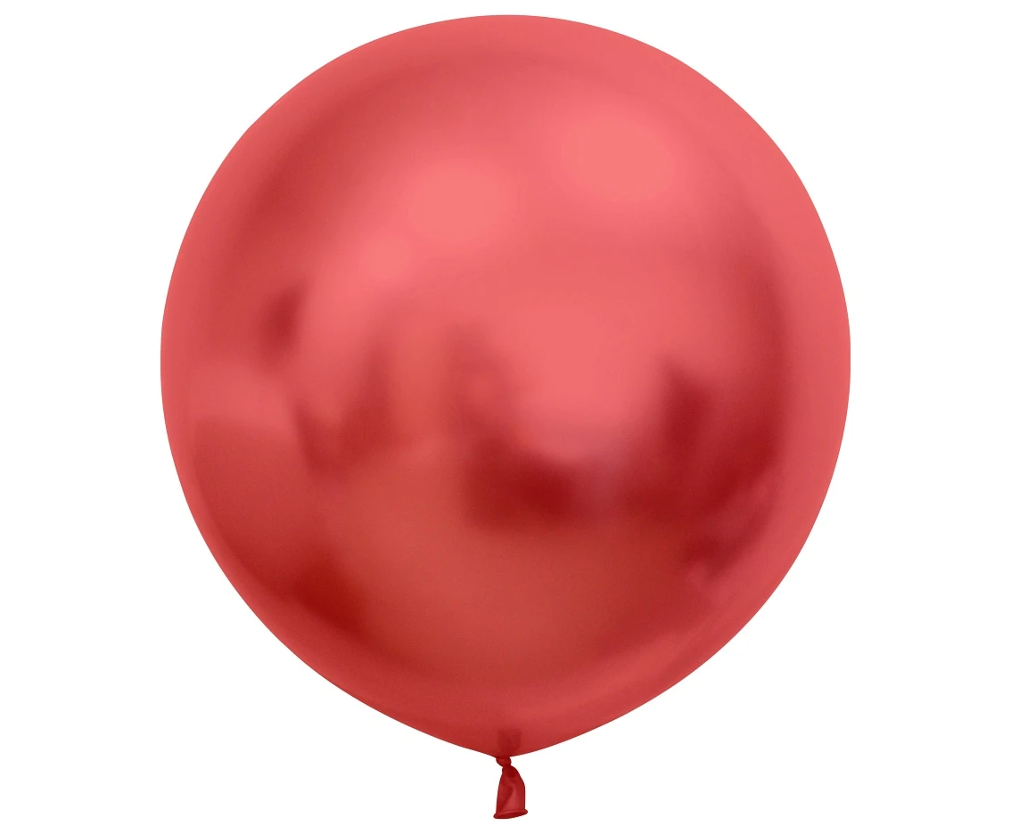 Balloons B&C 24", platinum light red, 2pcs