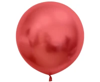 Balloons B&C 24", platinum light red, 2pcs