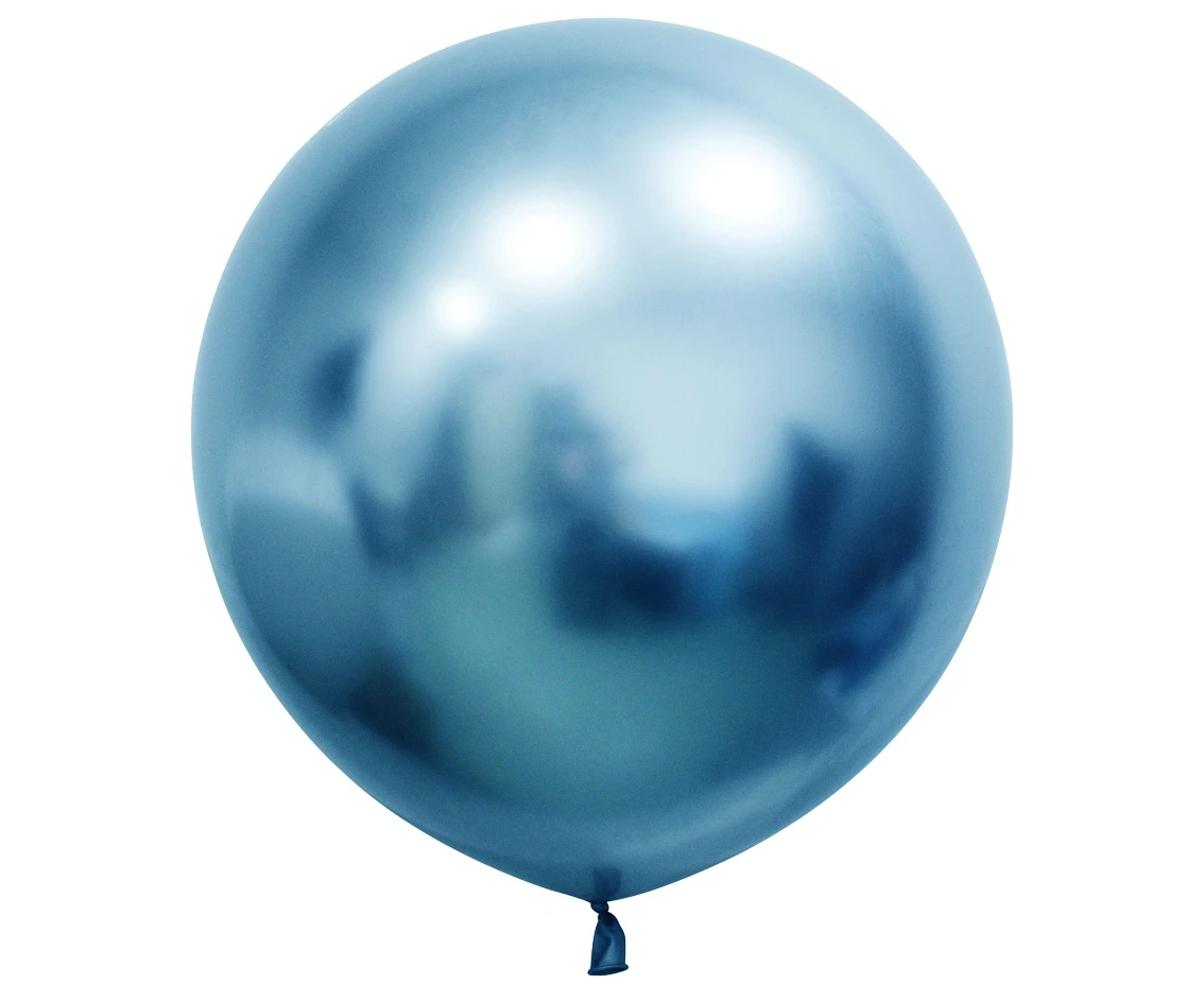 Balloons B&C 24", platinum light blue, 2pcs