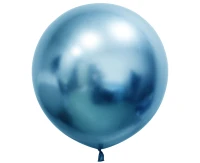 Balloons B&C 24", platinum light blue, 2pcs