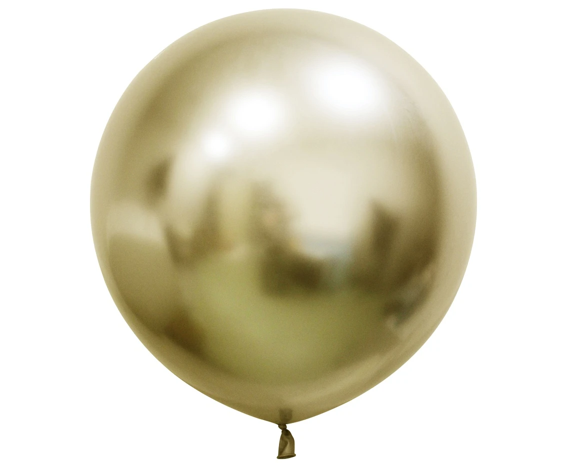 Balloons B&C 24", platinum light gold, 2pcs