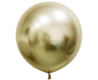 Balloons B&C 24", platinum light gold, 2pcs