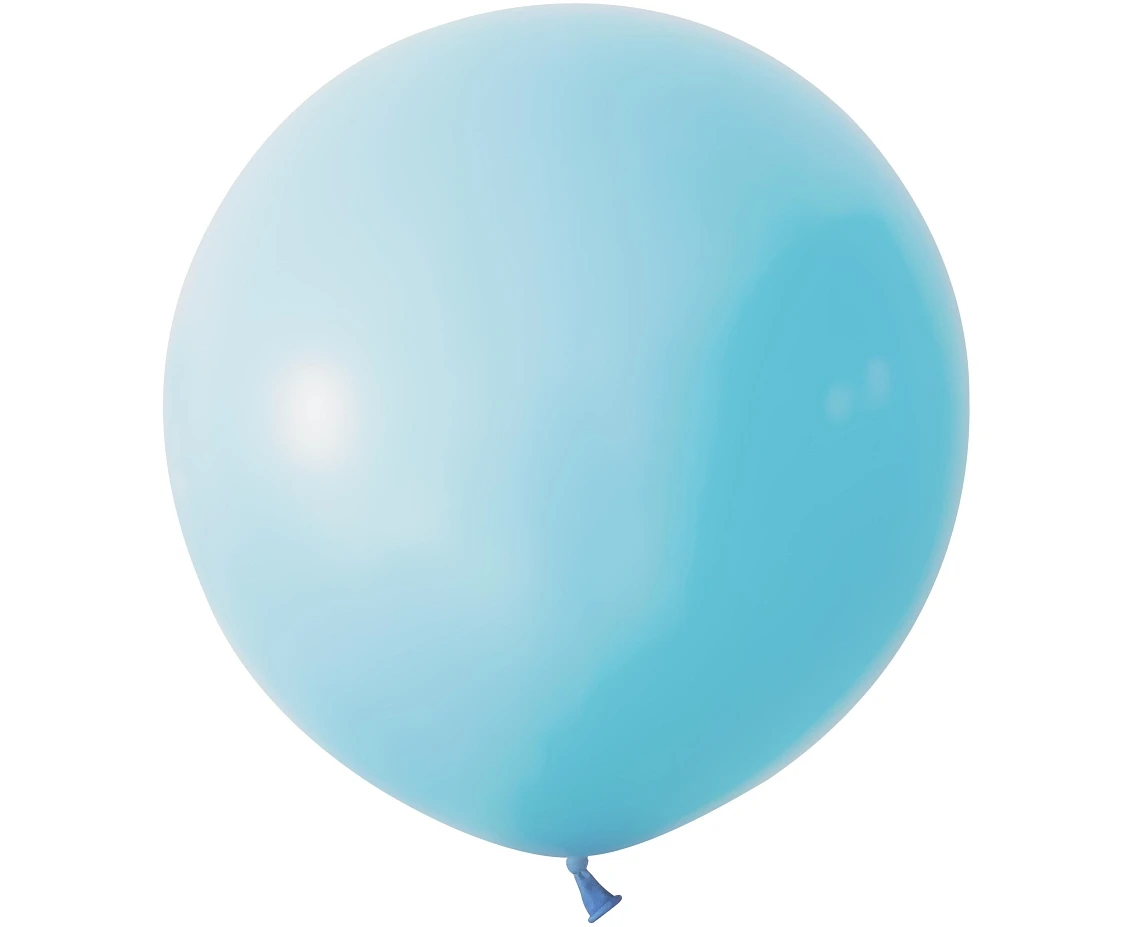Balloons B&C 24", macaron blue, 2pcs